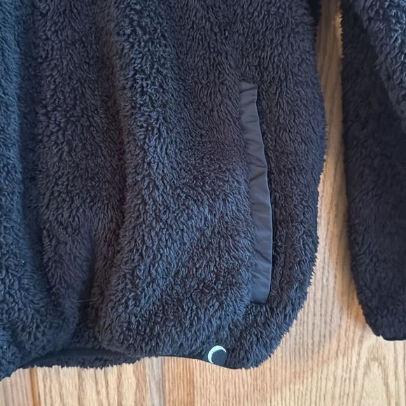 ZYIA Quarter Zip Sherpa Fleece Teddy Bear Pullover - Picture 5 of 14